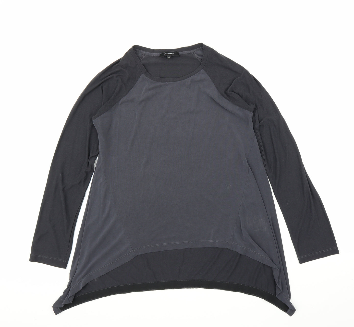 Life with Bird Womens Grey   Basic Blouse Size 10