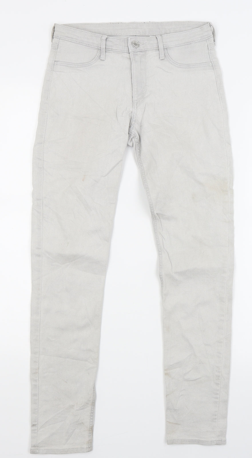 H&M Boys Beige  Denim Skinny Jeans Size 12 Years