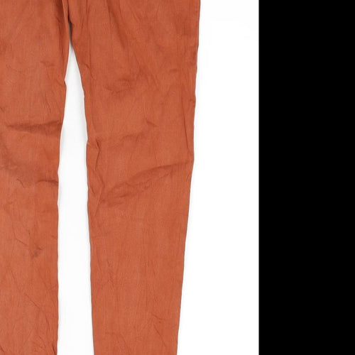 Place de jour Womens Brown  Denim Skinny Jeans Size 12 L28 in