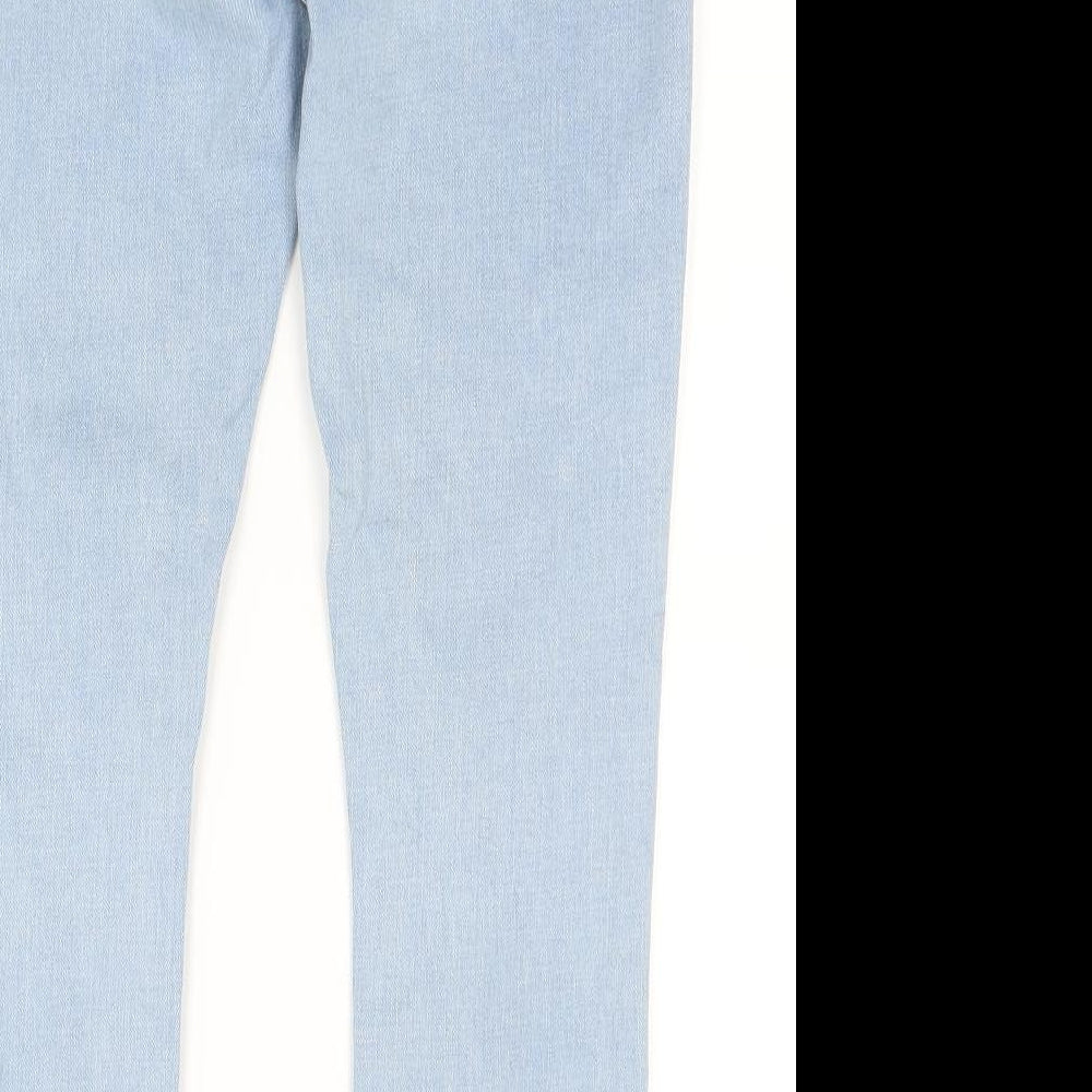 Primark Womens Blue  Denim Skinny Jeans Size 12 L25 in