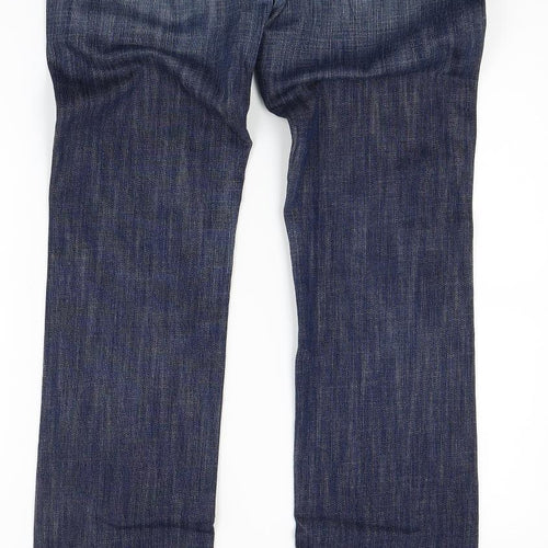 Rock & Republic Womens Blue  Denim Straight Jeans Size 10 L31 in