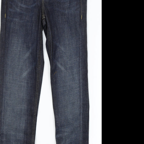 H&M Womens Blue  Denim Skinny Jeans Size 25 in L32 in