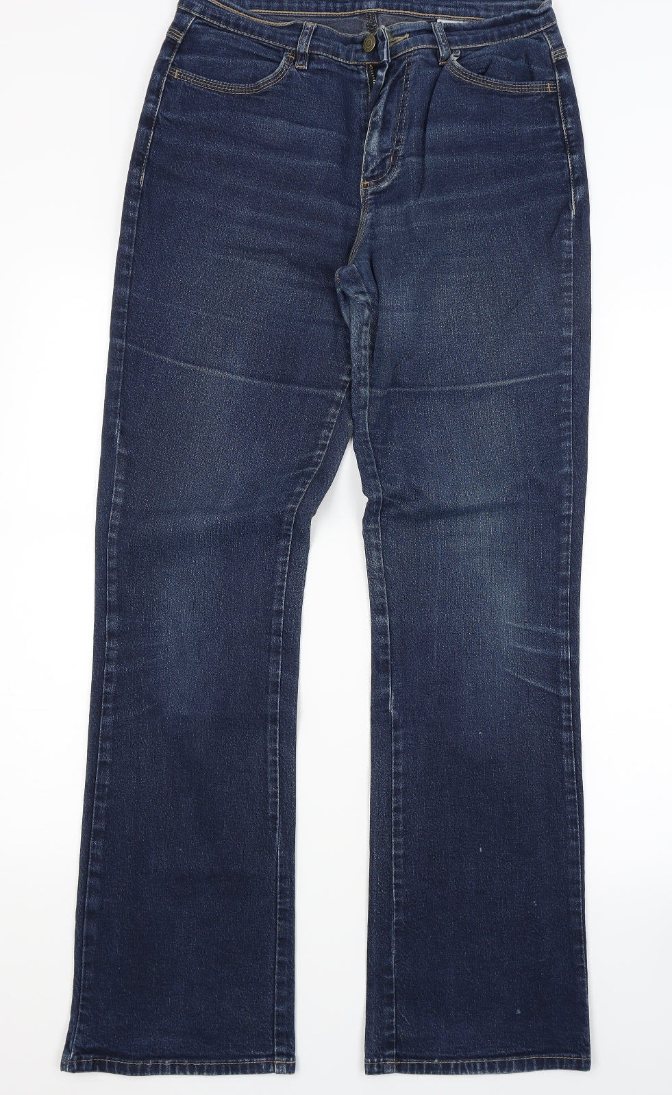 NEXT Womens Blue  Denim Bootcut Jeans Size 12 L31 in