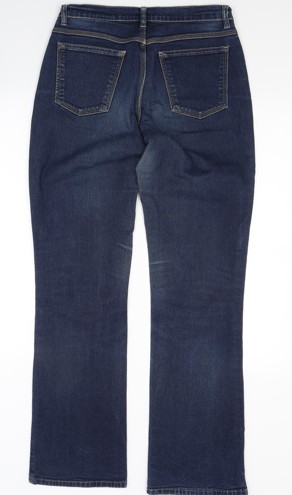 NEXT Womens Blue  Denim Bootcut Jeans Size 12 L31 in
