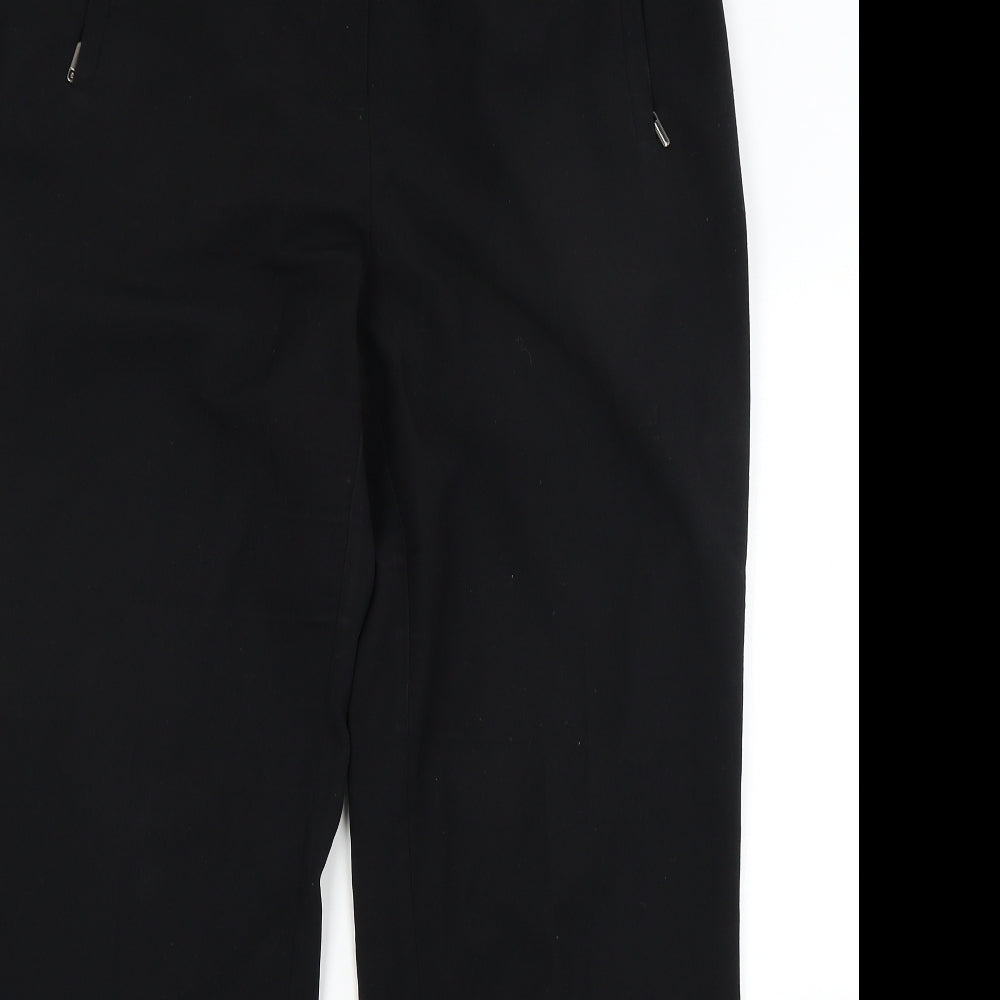 Marks and Spencer Womens Black   Trousers  Size 14 L26 in