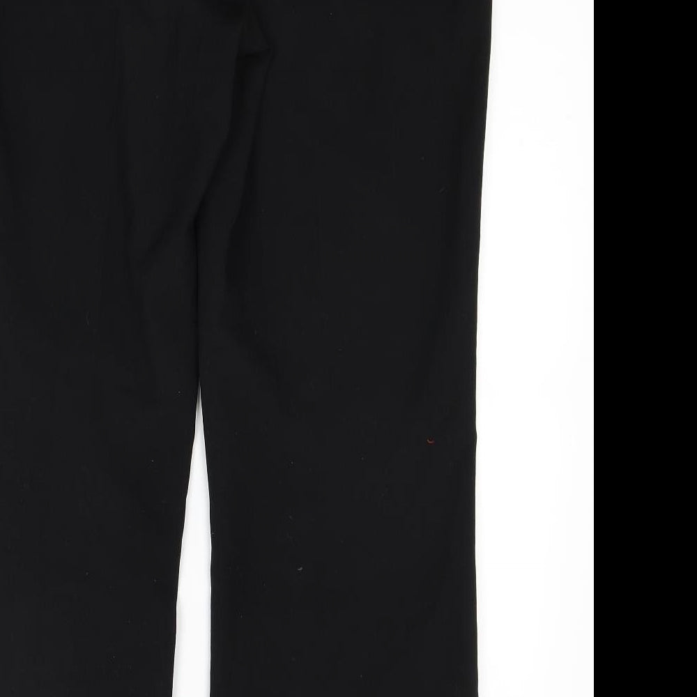 Marks and Spencer Womens Black   Trousers  Size 14 L26 in