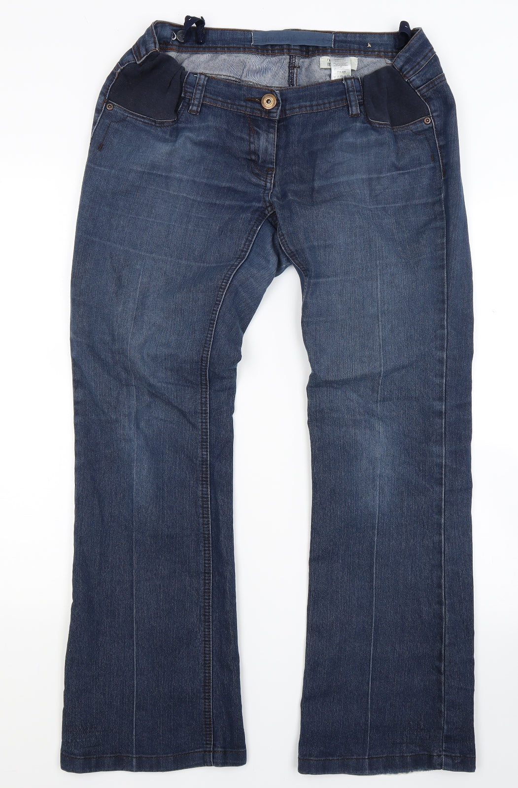 NEXT Womens Blue  Denim Bootcut Jeans Size 12 L28 in