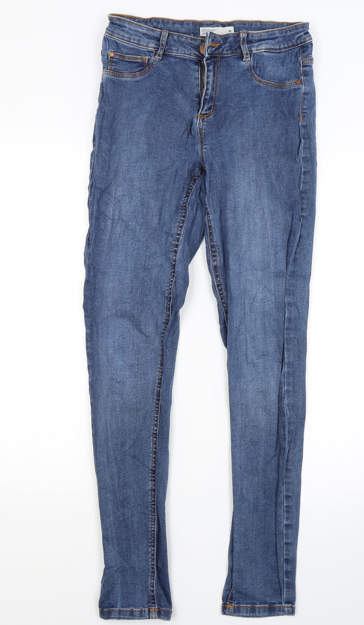 Top shop Womens Blue  Denim Skinny Jeans Size M L27.5 in