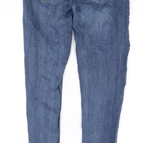 Top shop Womens Blue  Denim Skinny Jeans Size M L27.5 in