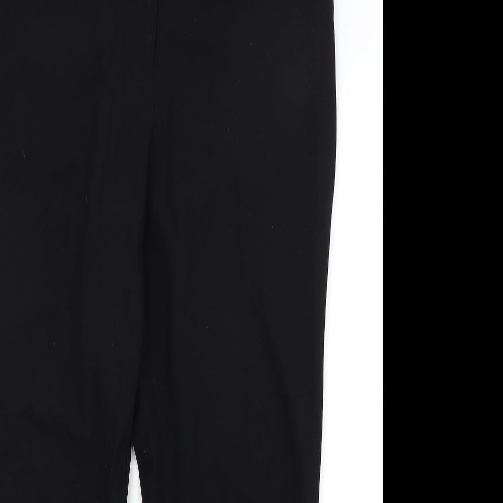 F&F Womens Black   Trousers  Size 12 L25 in