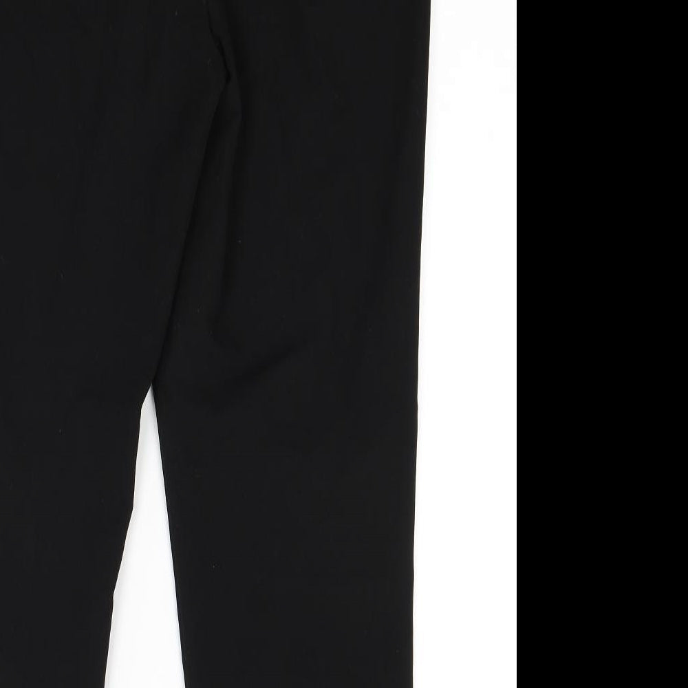 F&F Womens Black   Trousers  Size 12 L25 in