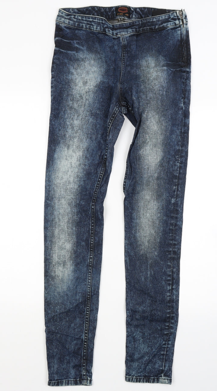 Croker Womens Blue Denim Skinny Jeans Size 10 L29 in