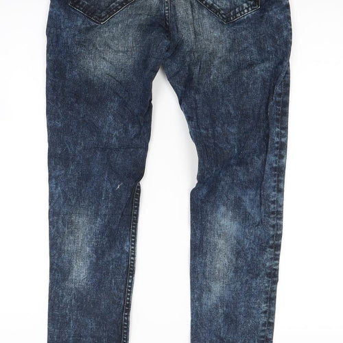 Croker Womens Blue  Denim Skinny Jeans Size 10 L29 in