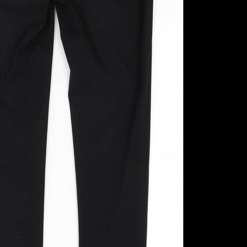 H&M Womens Black   Trousers  Size 8 L27 in