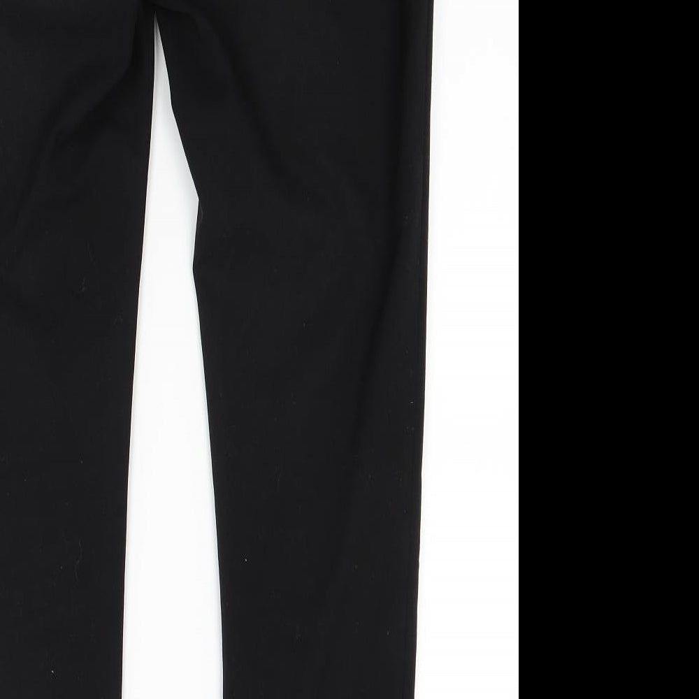 H&M Womens Black   Trousers  Size 8 L27 in