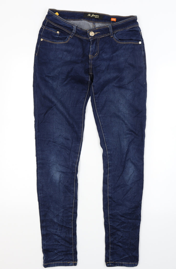 R jonco Womens Blue  Denim Skinny Jeans Size 10 L28 in