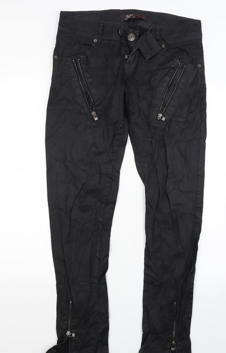 JSFN Womens Black  Denim Skinny Jeans Size 27 in L32 in