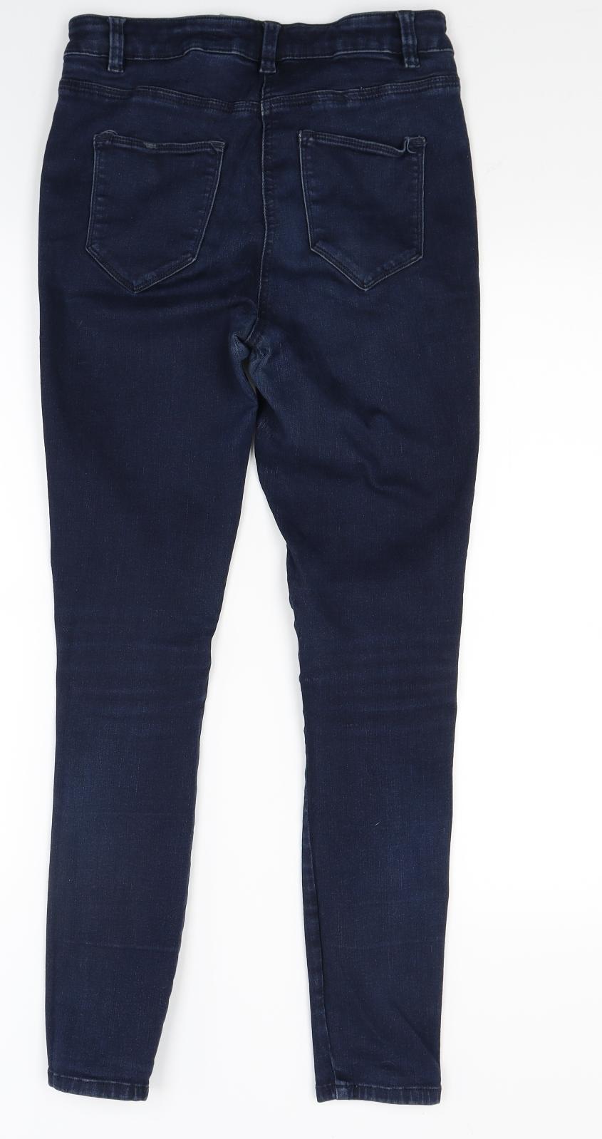 NEXT Womens Blue  Denim Skinny Jeans Size 12 L27 in