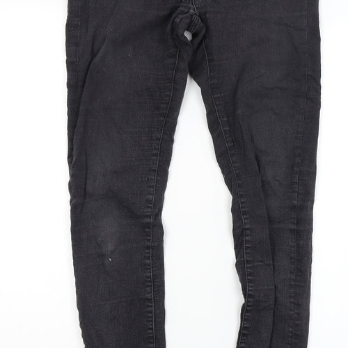 Never denim Womens Black  Denim Skinny Jeans Size M L28 in