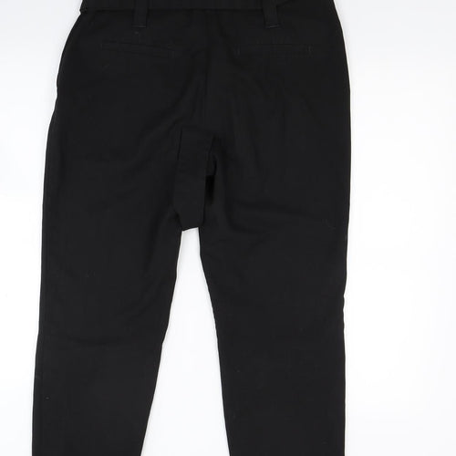 NEXT Womens Black   Capri Trousers Size 10 L21 in