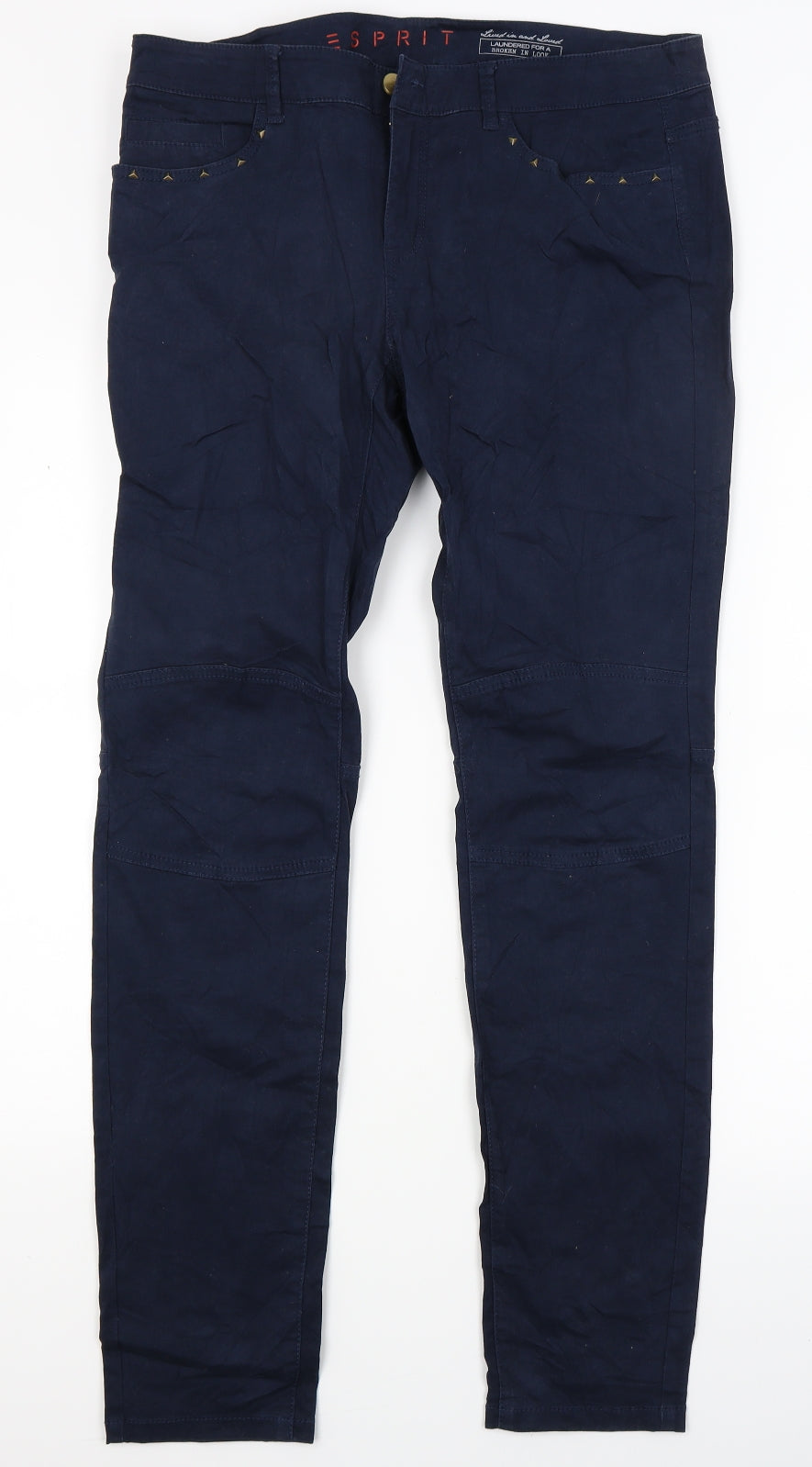 Esprit Womens Blue  Denim Skinny Jeans Size 14 L29 in