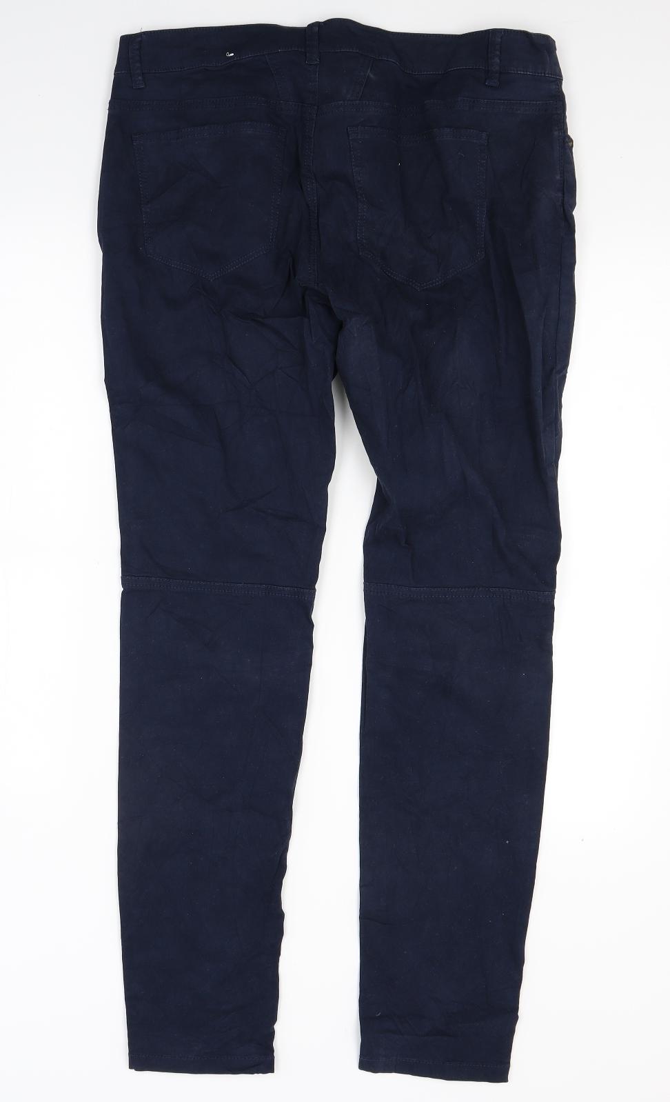Esprit Womens Blue  Denim Skinny Jeans Size 14 L29 in