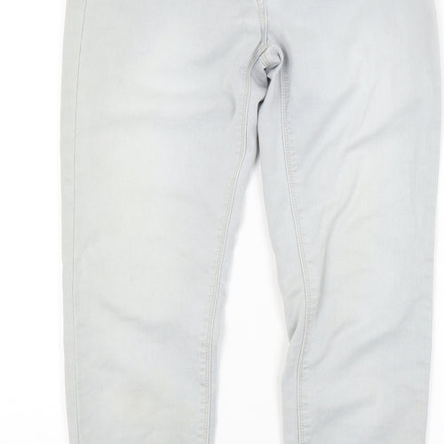 Matalan Womens Grey  Denim Skinny Jeans Size 10 L25 in