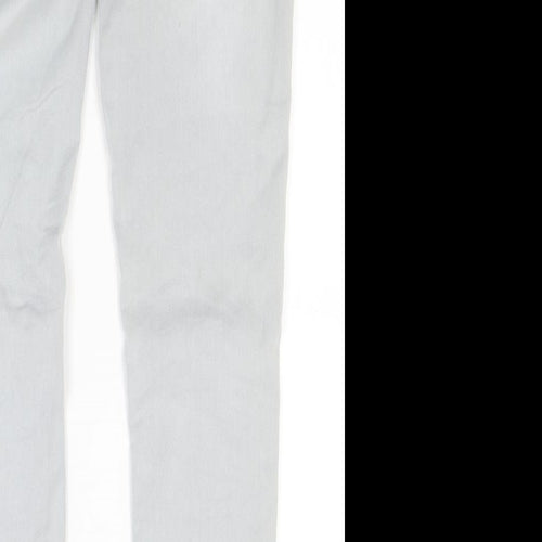 Matalan Womens Grey  Denim Skinny Jeans Size 10 L25 in