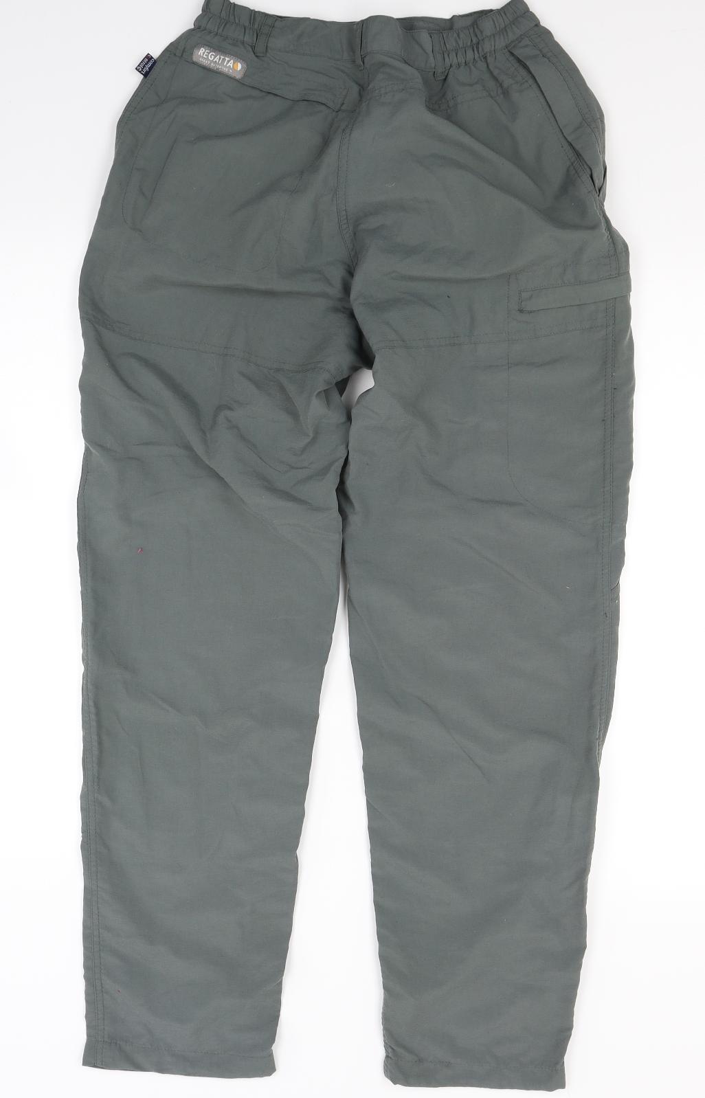 Regatta Womens Green   Trousers  Size 10 L28 in