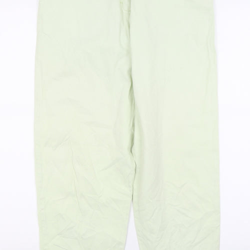 C&A Womens Green  Denim Tapered Jeans Size 8 L28 in