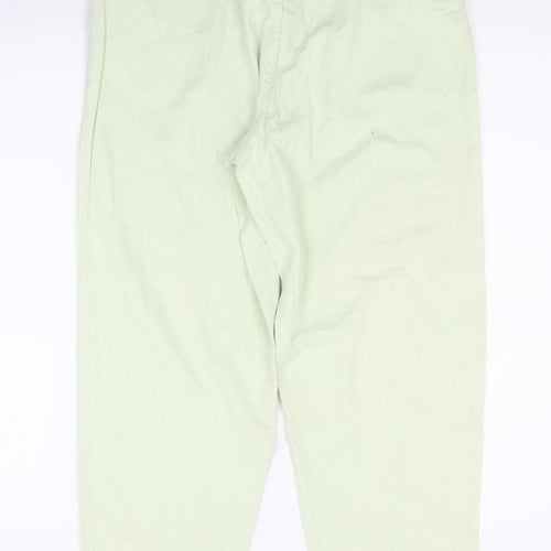 C&A Womens Green  Denim Tapered Jeans Size 8 L28 in