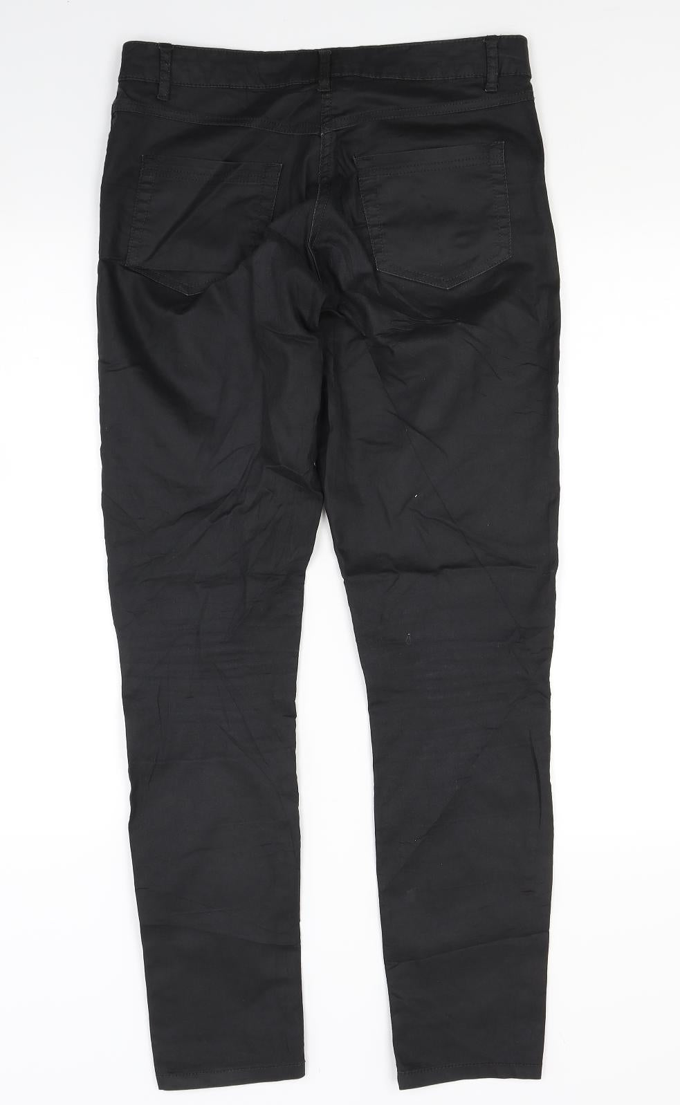 Blue motion Womens Black  Denim Skinny Jeans Size 8 L27 in