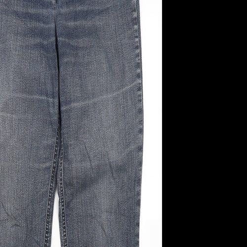ZERRES Womens Blue  Denim Straight Jeans Size 12 L28 in