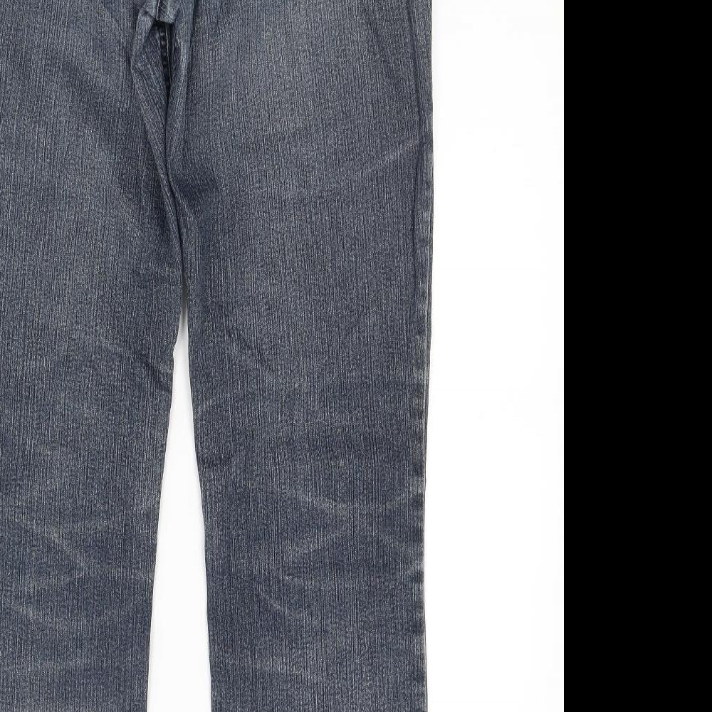 ZERRES Womens Blue  Denim Straight Jeans Size 12 L28 in