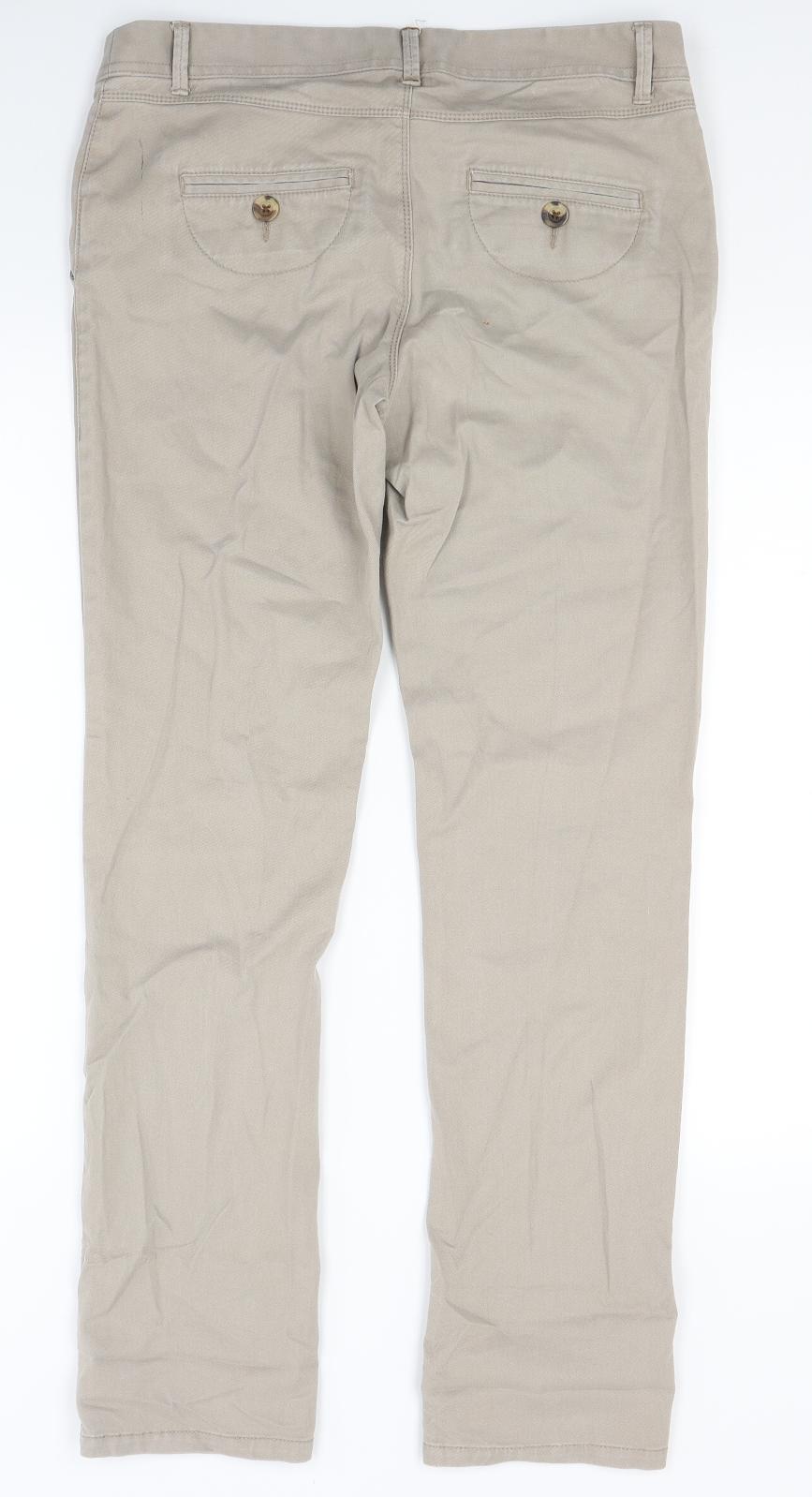White Stuff Womens Beige   Trousers  Size 10 L27 in
