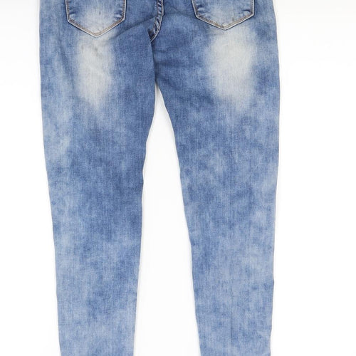 Miss Rj Womens Blue  Denim Skinny Jeans Size 8 L24 in