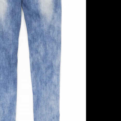 Miss Rj Womens Blue  Denim Skinny Jeans Size 8 L24 in