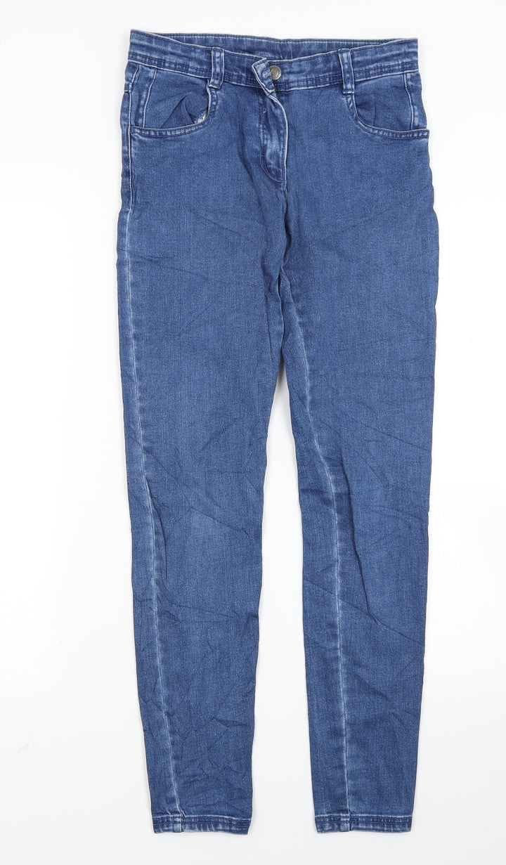 Yigga Girls Blue  Denim Skinny Jeans Size 13 Years