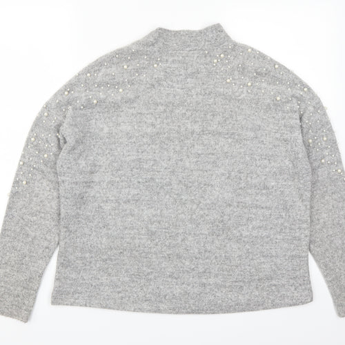 New Look Womens Grey   Pullover Jumper Size S