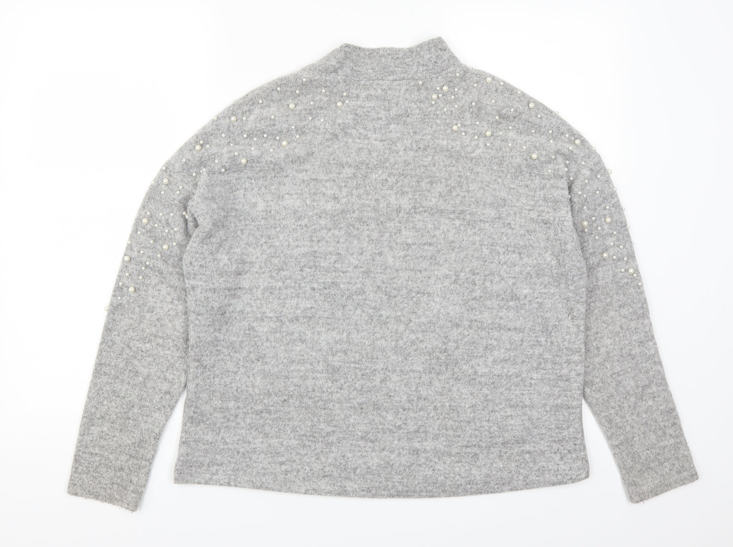 New Look Womens Grey   Pullover Jumper Size S