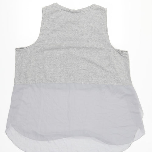 TU Womens Grey   Basic Tank Size 24
