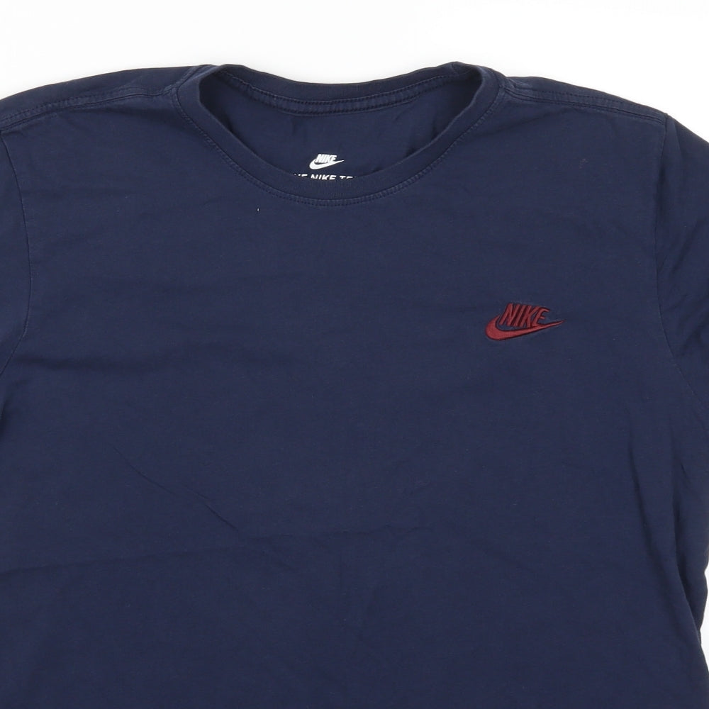 Nike Mens Blue    T-Shirt Size L