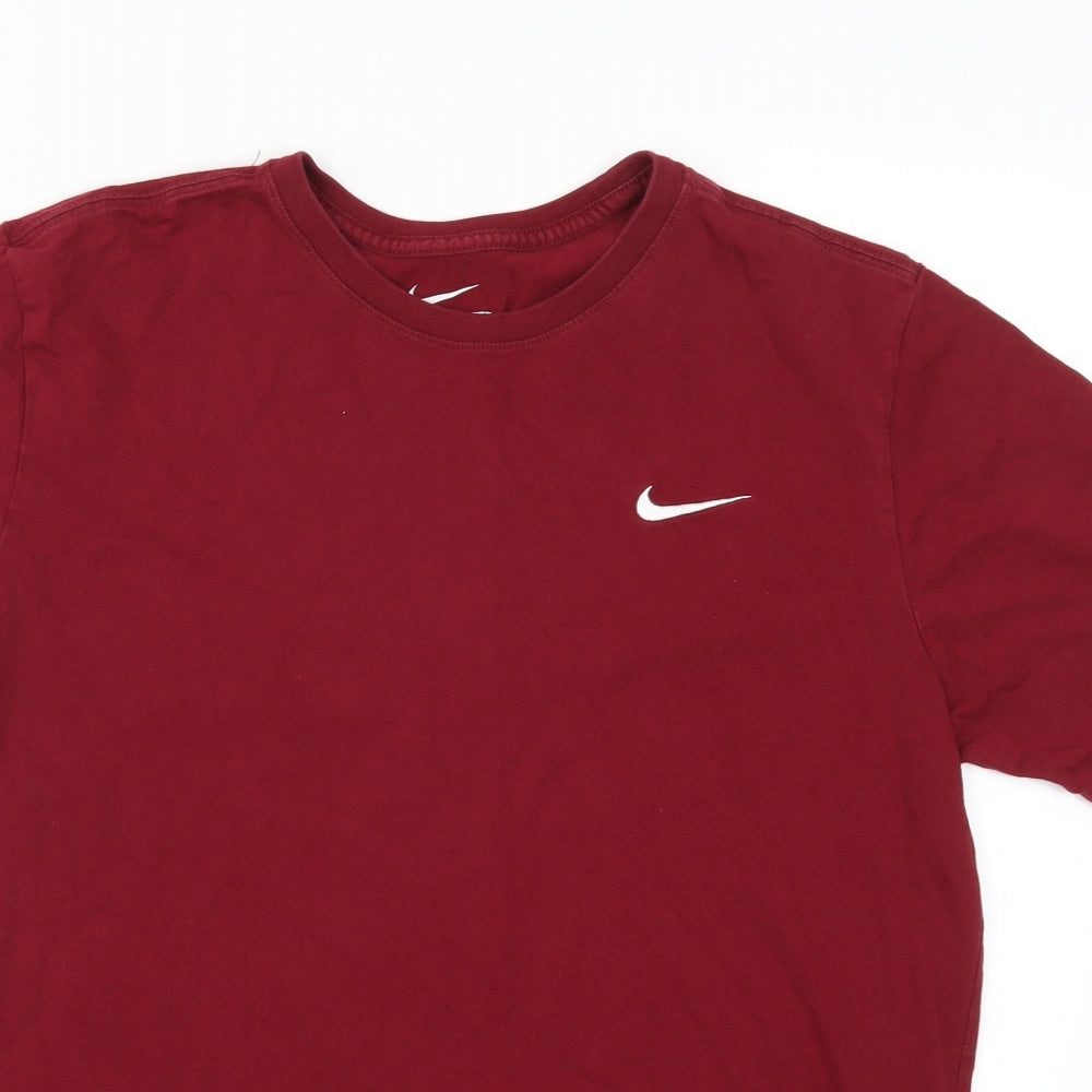 Nike Mens Red    T-Shirt Size L