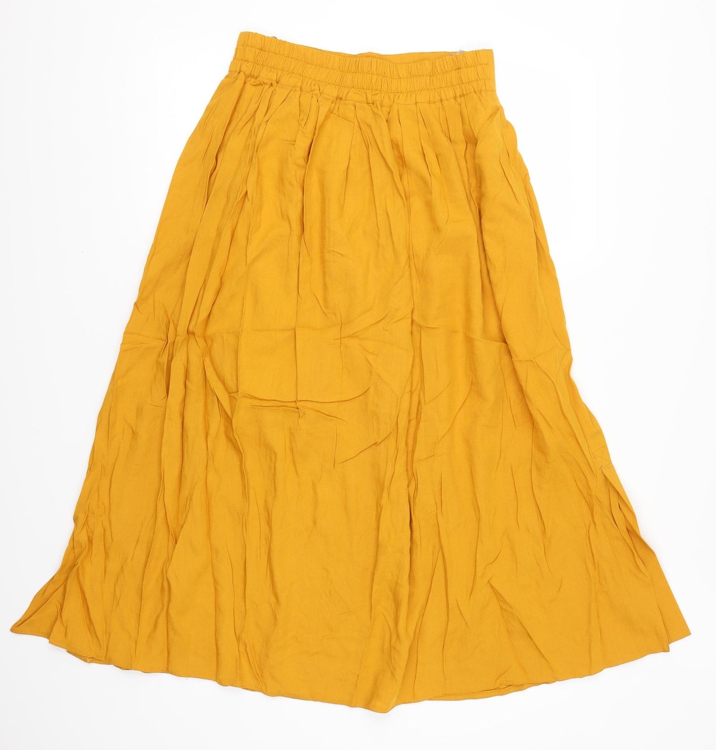 Preworn Womens Orange   Swing Skirt Size 14