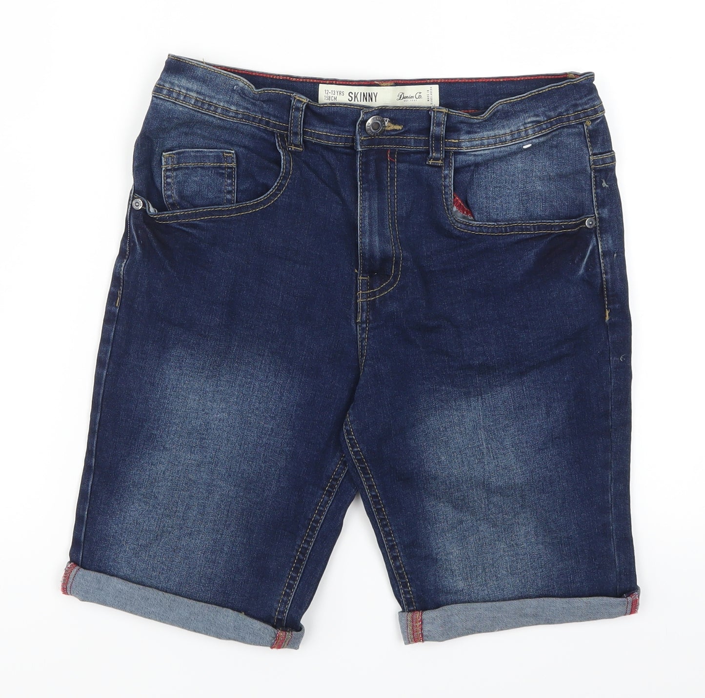 Denim Co Boys Blue  Denim Bermuda Shorts Size 12-13 Years