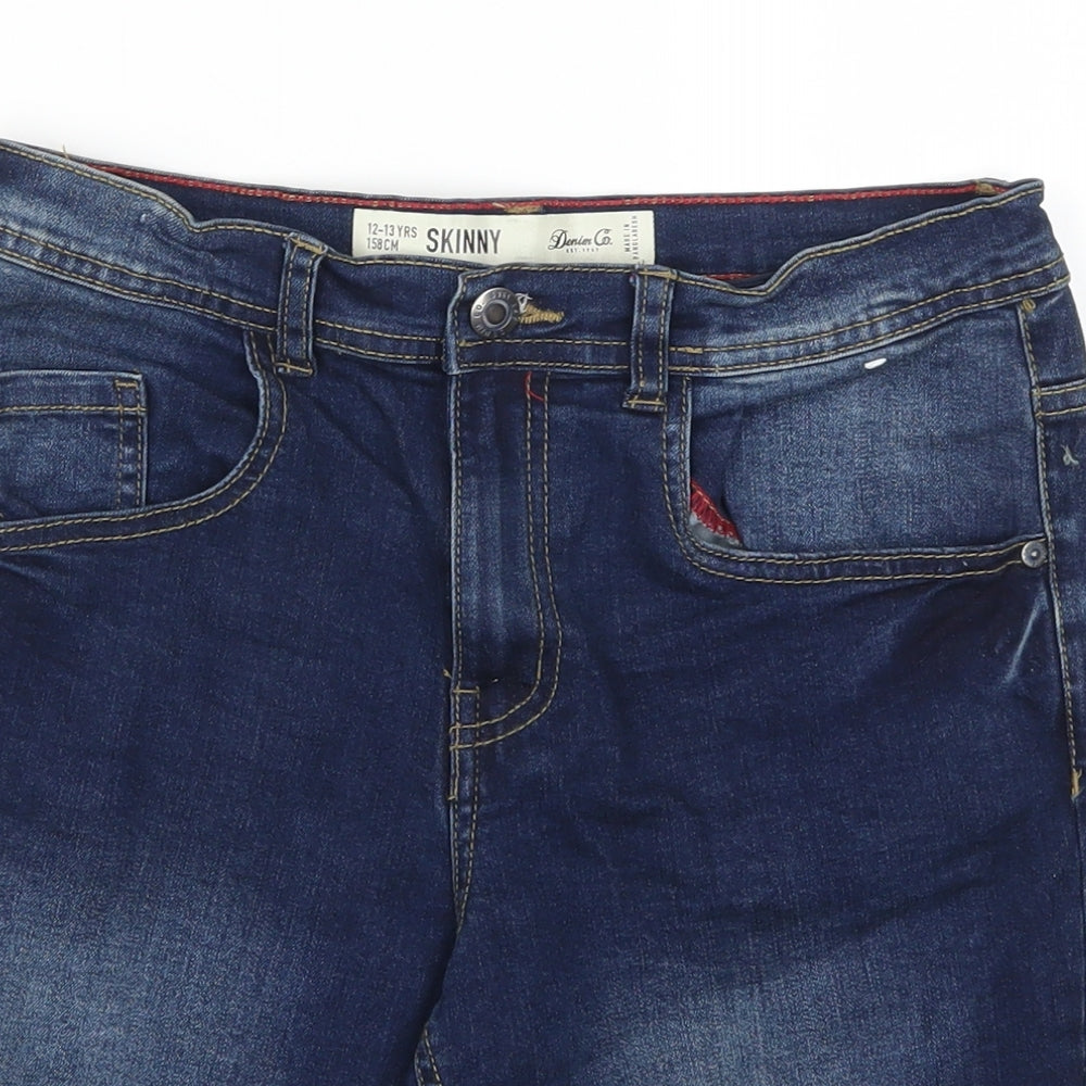 Denim Co Boys Blue  Denim Bermuda Shorts Size 12-13 Years