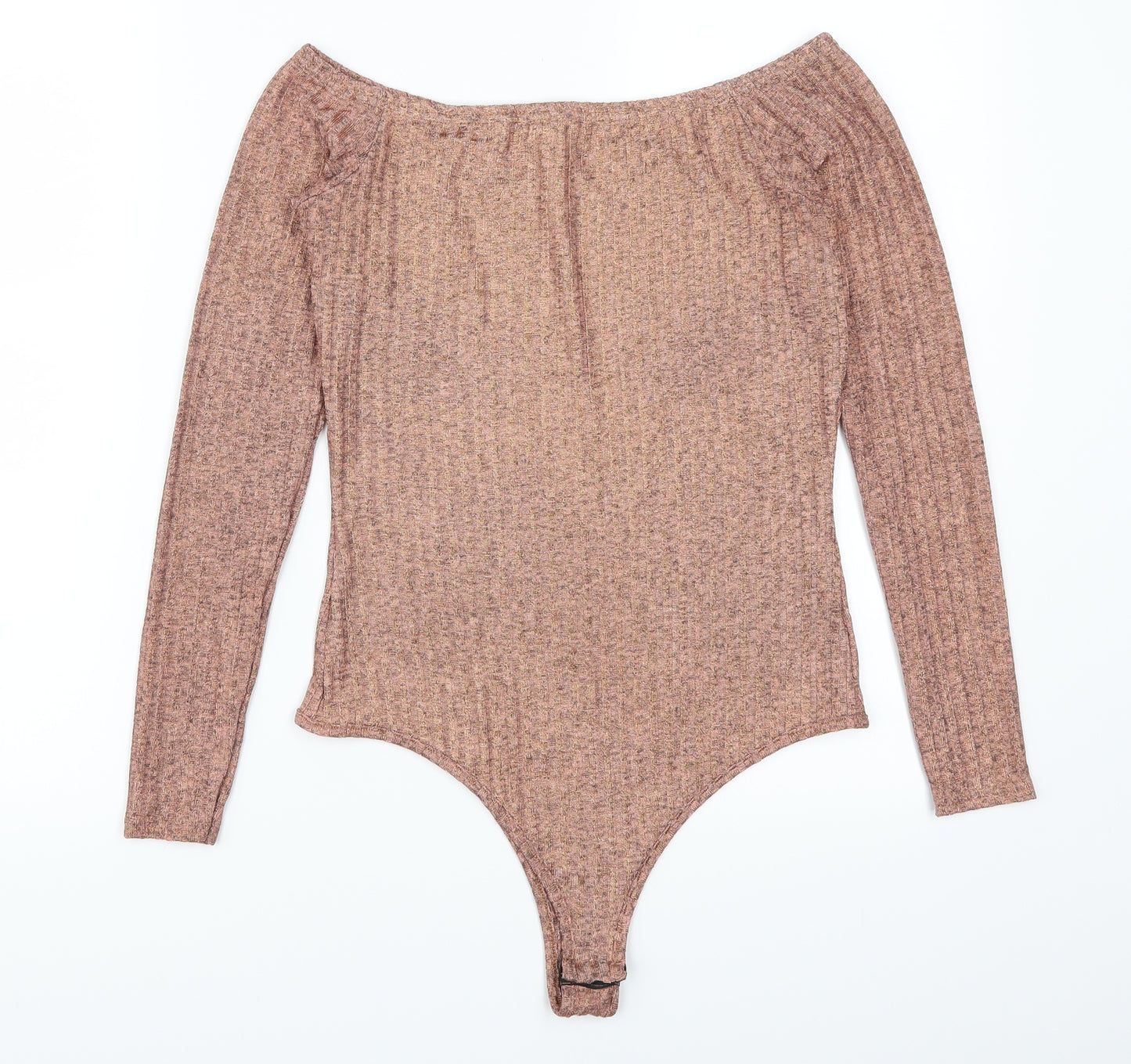 Preworn Womens Pink   Bodysuit One-Piece Size 12