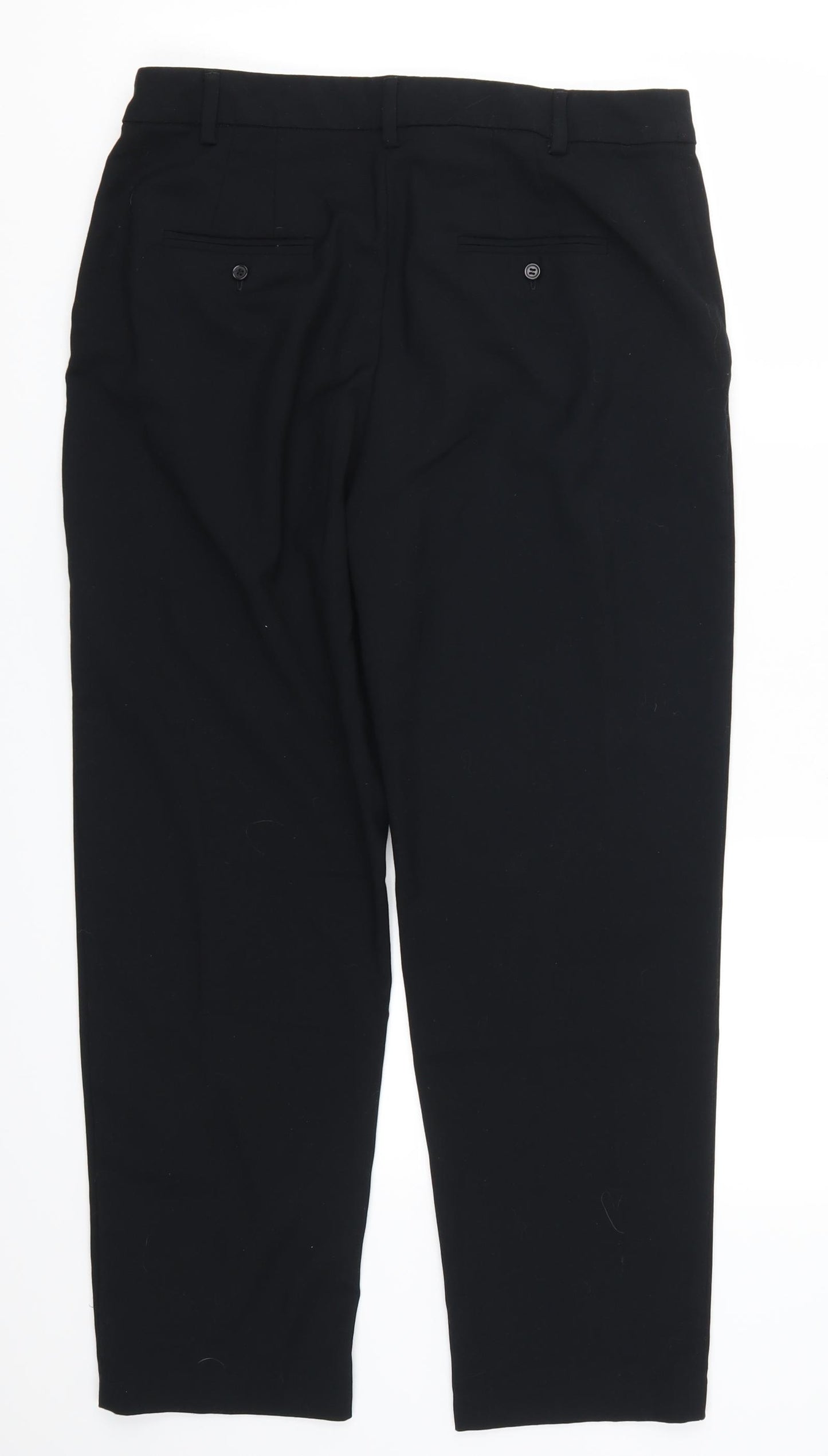 Marks and Spencer Womens Black   Trousers  Size 10 L27 in