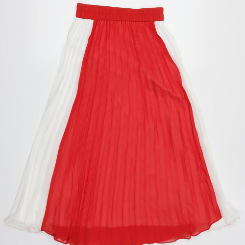 Monki Womens Red   Swing Skirt Size XS