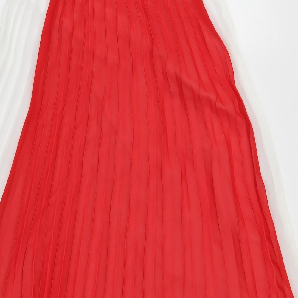 Monki Womens Red   Swing Skirt Size XS